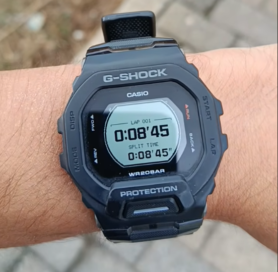 Running with my Casio GBD200